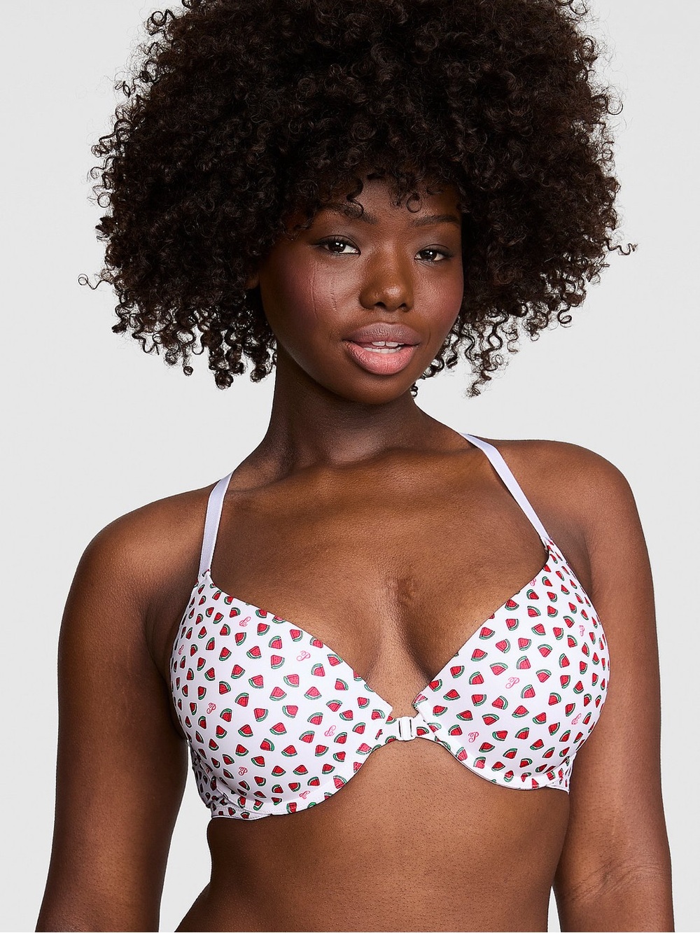 Victoria’s Secret PINK Where Everywhere Push Up Bra Watermelon Size 34G / 34DDDD